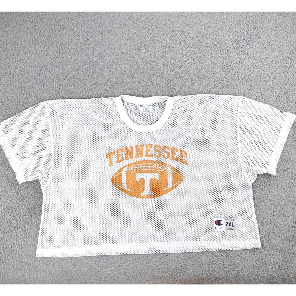Champion White and Gold Tennessee Football Jersey